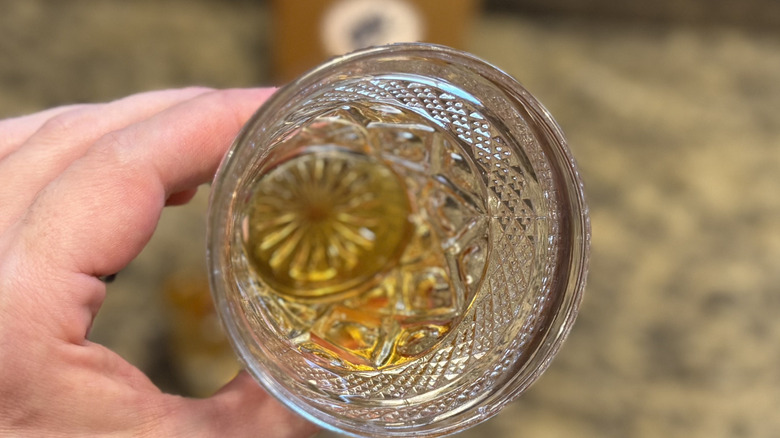 Close shot of Pendleton Whisky in glass