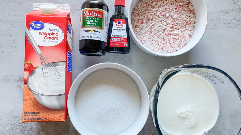 peppermint ice cream ingredients