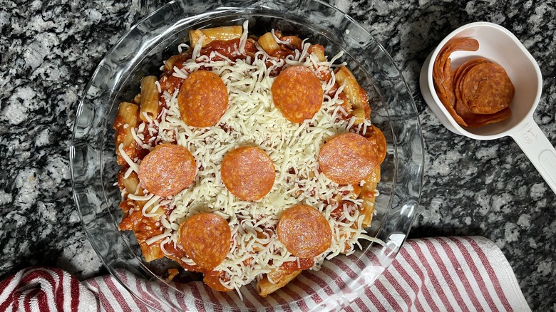Pepperoni Lover's Pizza Pasta Recipe