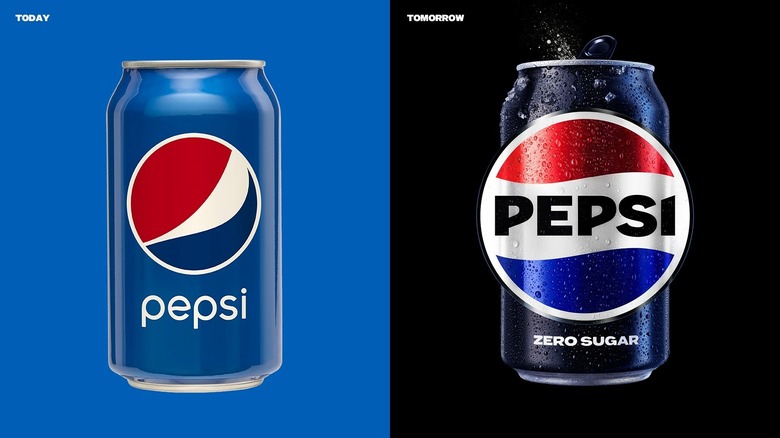 old and new pepsi logos