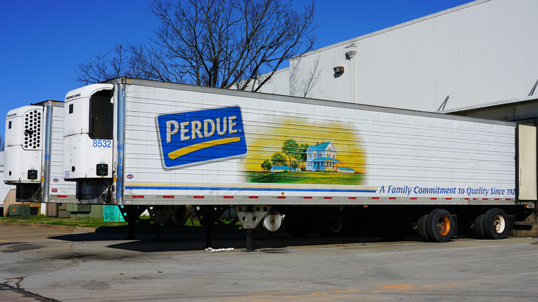 Perdue chicken truck