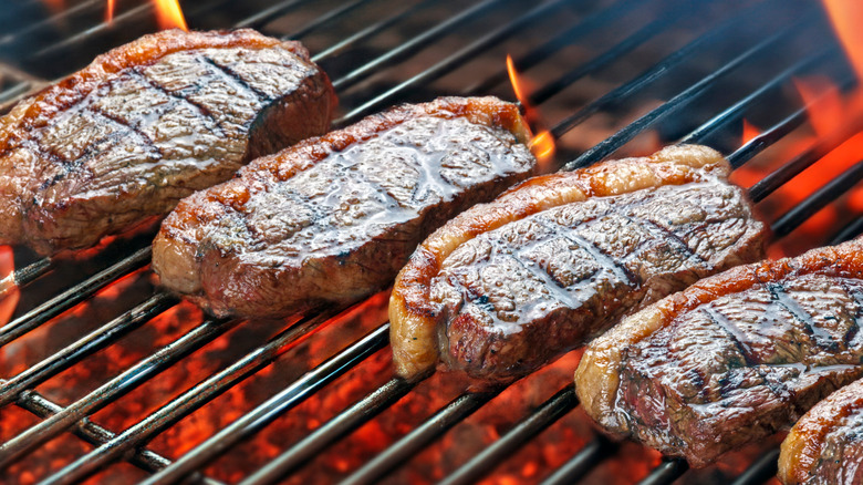 picanha steaks on grill