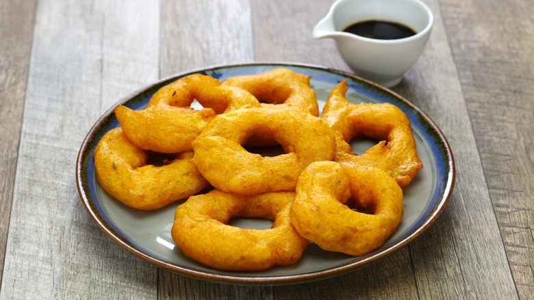 Picarones on a plate