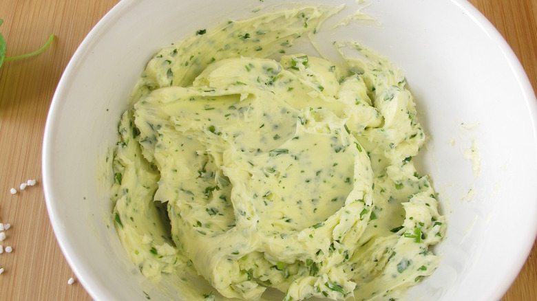 Closeup on pickle butter 