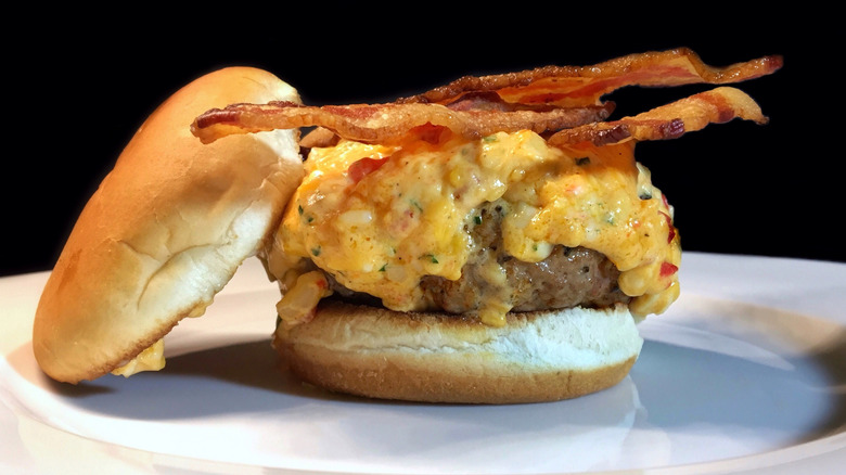 pimento cheese bacon burger