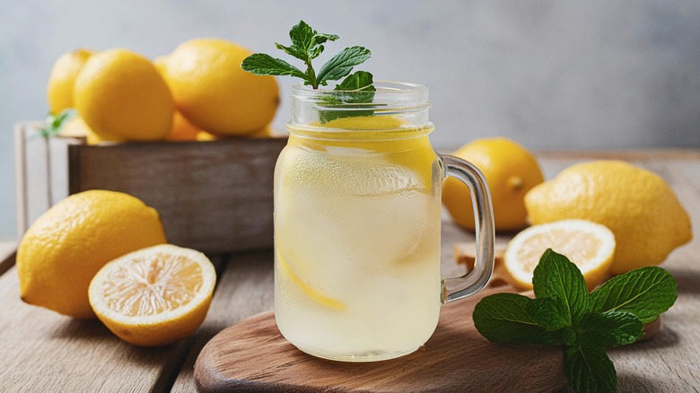 homemade lemonade