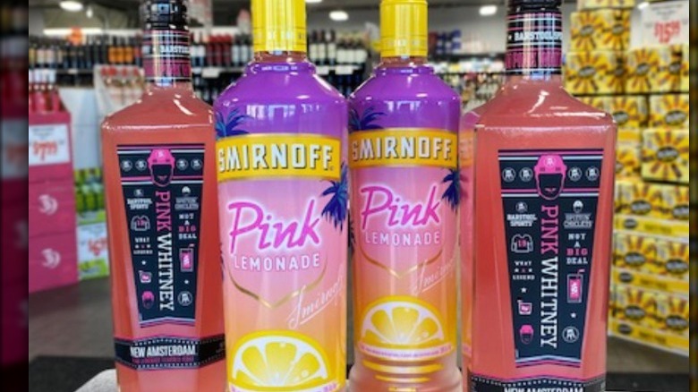 Pink Whitney and Smirnoff Pink Lemonade