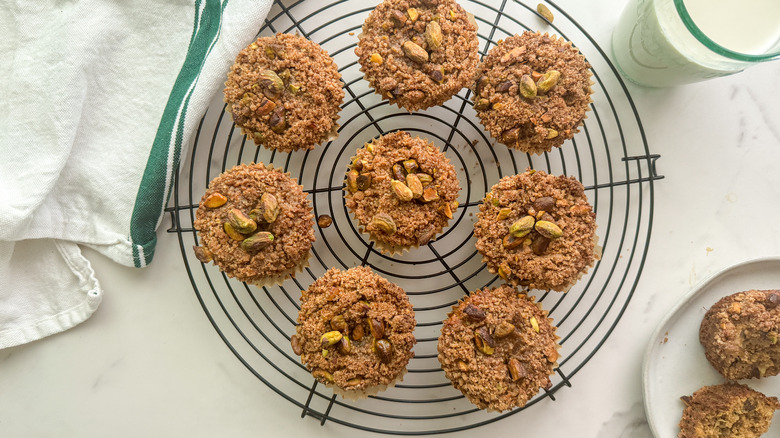 muffins on cooling rack