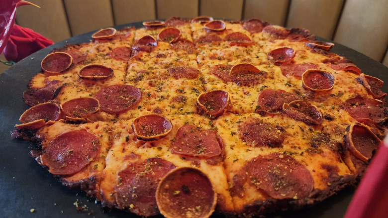 Pizza Hut's Double Pepperoni pie