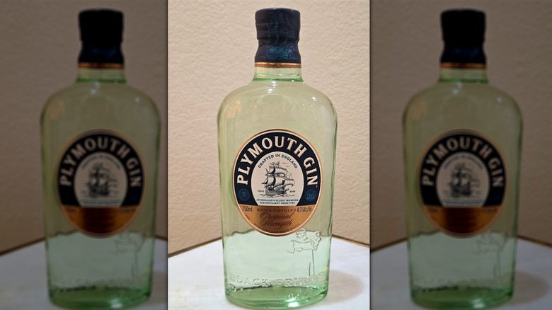 Plymouth Gin bottles