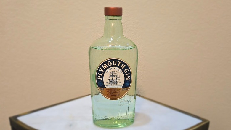 Plymouth Gin bottle