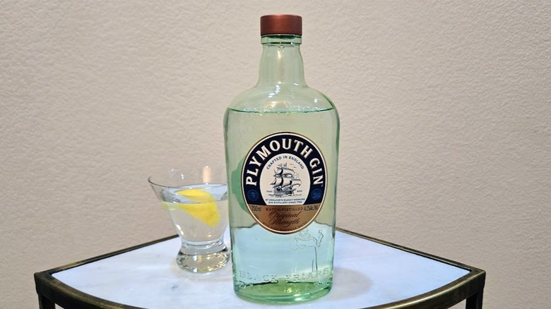 Plymouth Gin with drink