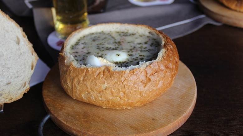 zurek in a bread bowl