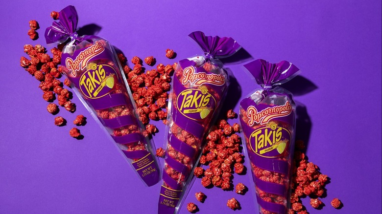 Popcornopolis Takis Fuego tall cone