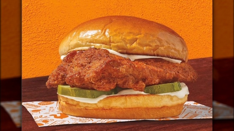 popeyes blackened chicken sandwich