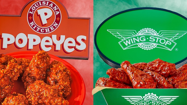 Popeyes Sweet N Smokey Wings vs Wingstop Sweet BBQ Blaze