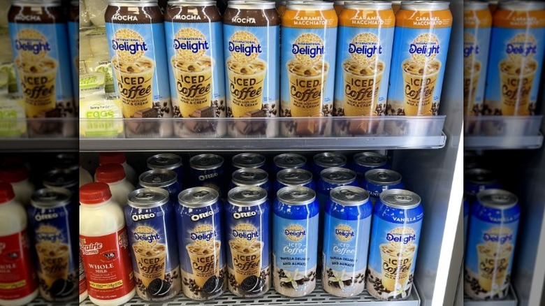 International Delight iced coffee cans