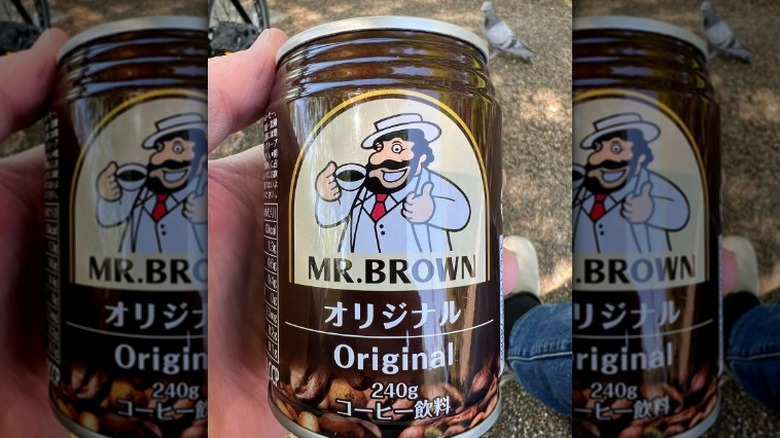 Close up of Mr. Brown cans