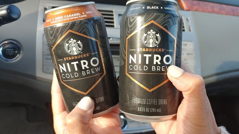 Canned Starbucks products