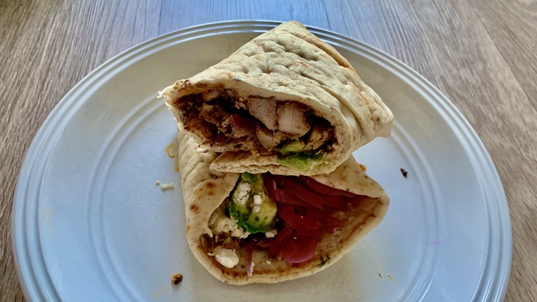 Cava Spicy Chicken Avocado Pita