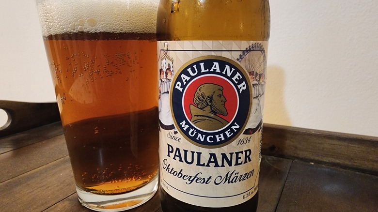 Paulaner Oktoberfest Bier bottle