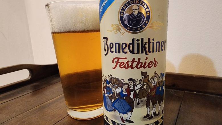 Benediktiner Festbier can