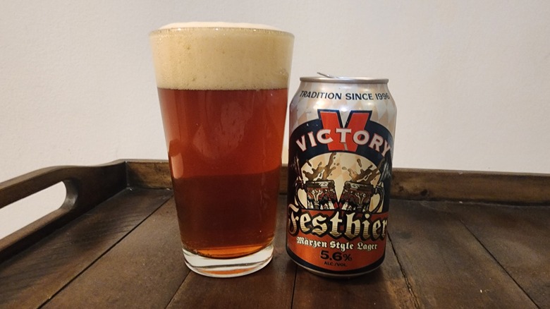 Victory Festbier beer can