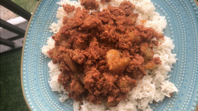 carne bif with rice