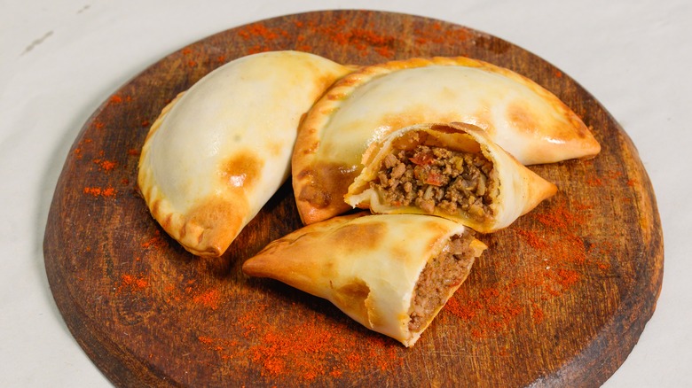 empanadas with ground meat filling