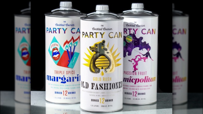 cans of Cocktail Courier drinks