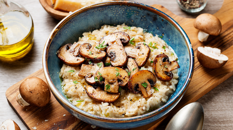 mushroom risotto 