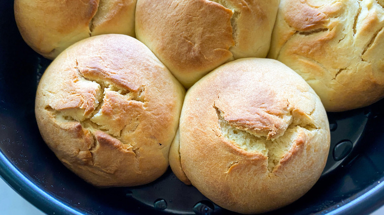 baked bread balls