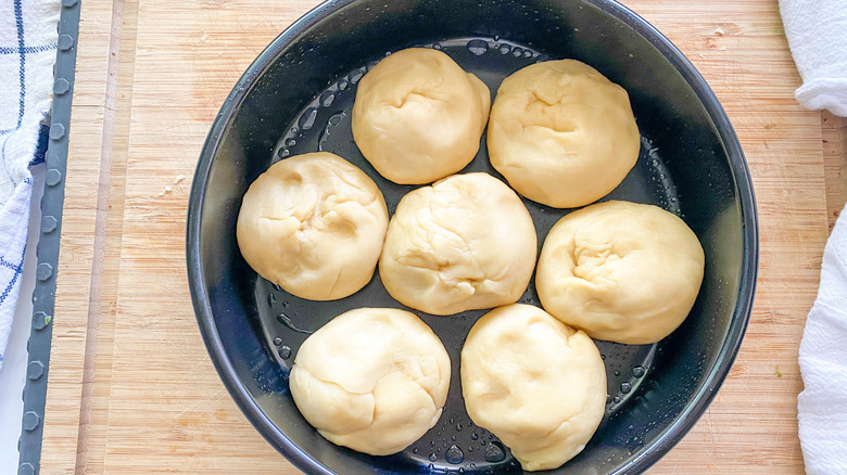 raw dough balls