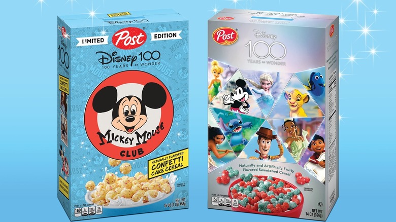 Limited edition boxes of Post cereal