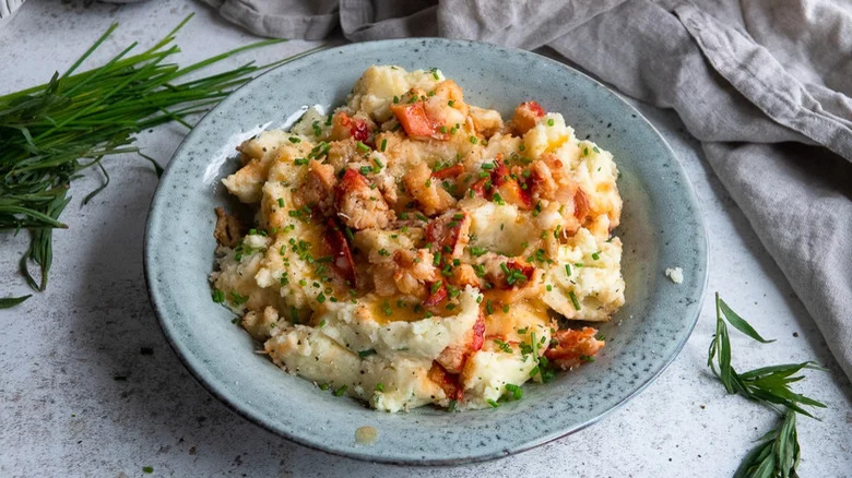 Lobster mashed potatoes