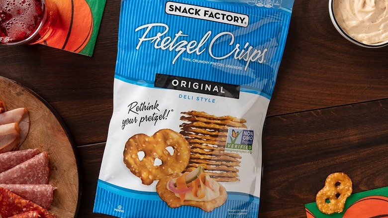 Snack Factory pretzel crisps