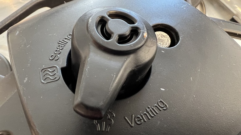 Instant pot release valve