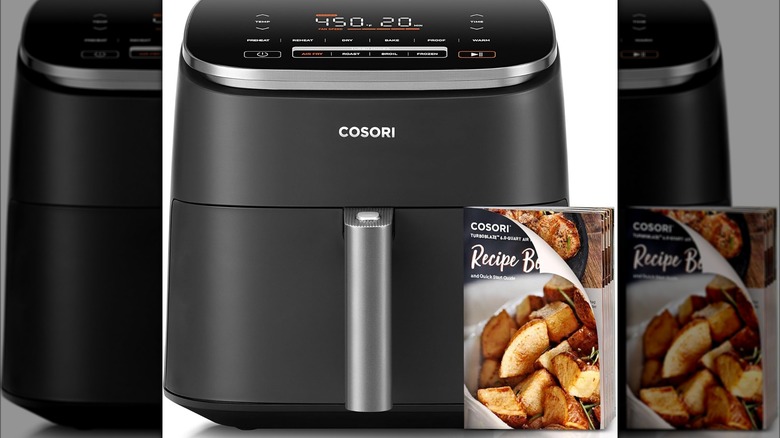 Cosori air fryer and recipe book