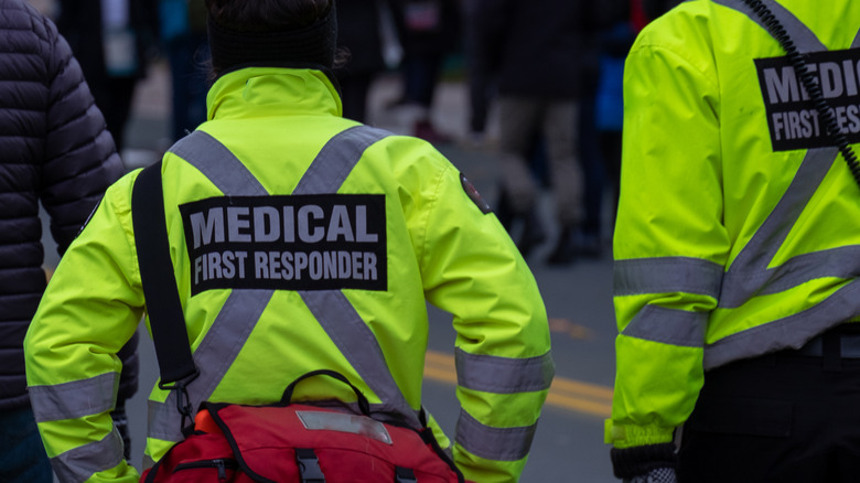 two first responders in jackets