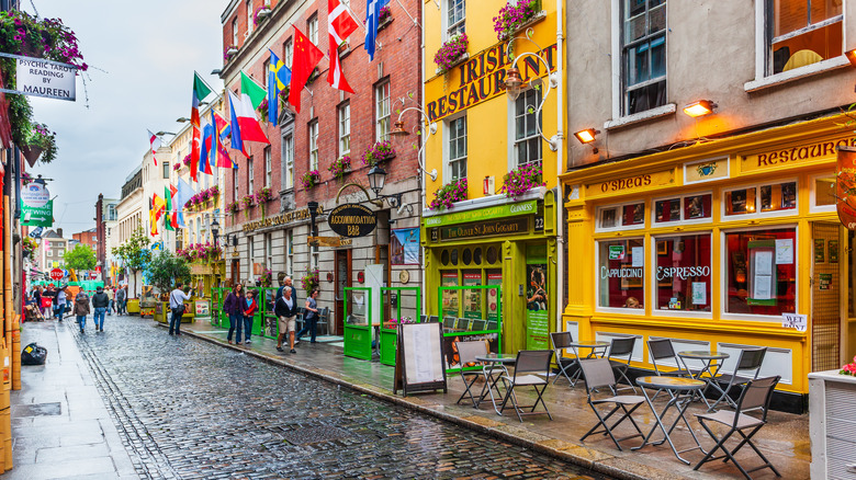 Dublin Ireland colorful buildings