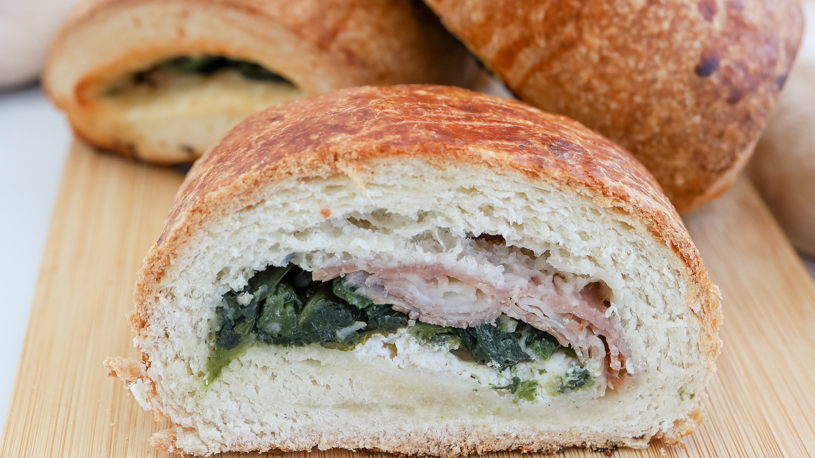 Prosciutto, Spinach, And Goat Cheese Shortcut Croissants Recipe