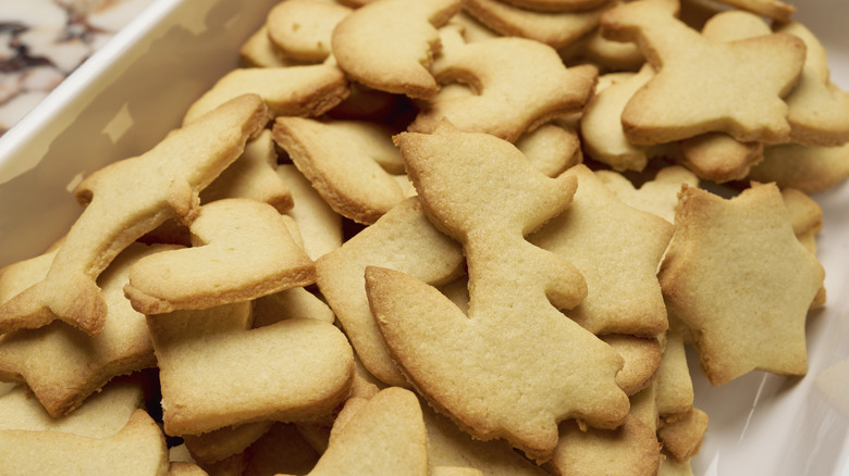 assorted sugar cookie shapes