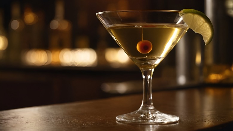 Martini in glass