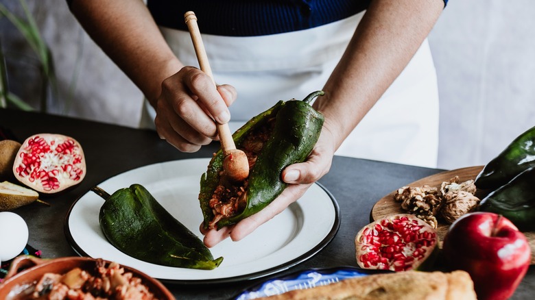 cooking with Pueblo chiles