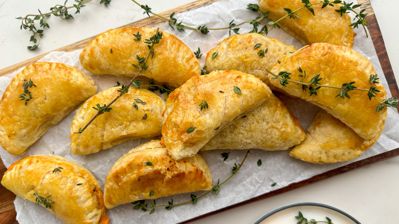 hand pies on platter