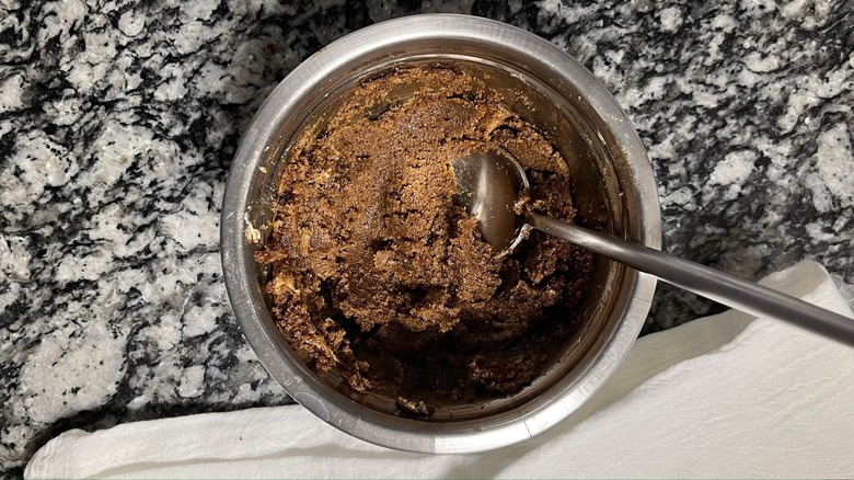 brown sugar filling in bowl