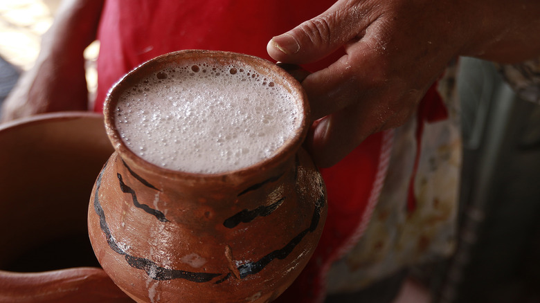 frothy pulque