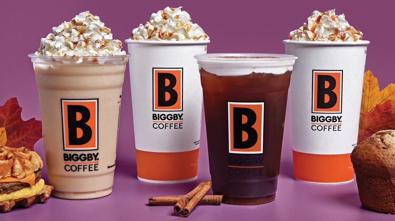 Biggby pumpkin spice lineup