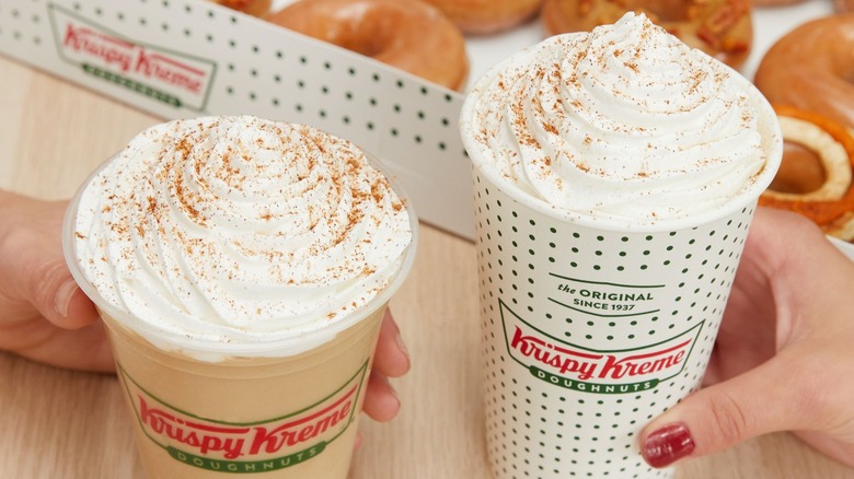 Krispy Kreme pumpkin drinks