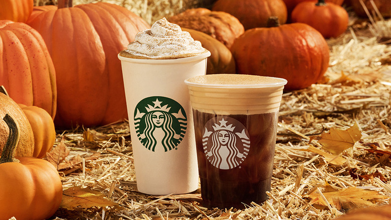 Starbucks pumpkin drinks